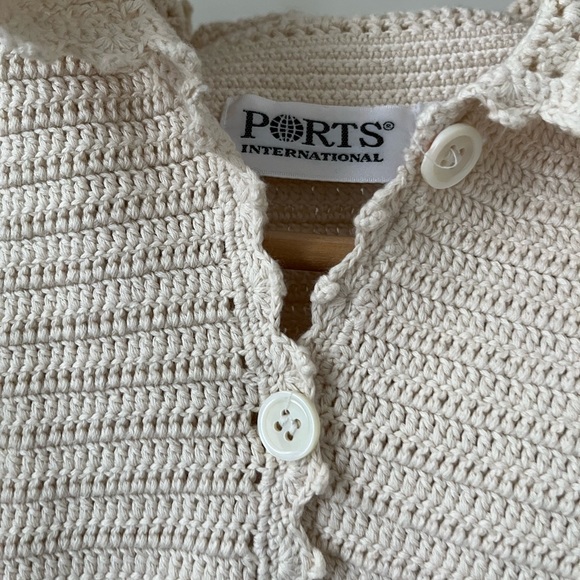 Ports International crochet top (2 piece) - Picture 6 of 16